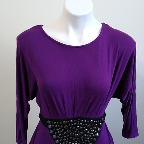 Bebe Lillian jeweled long sleeve dress XS - Picture 2 of 8